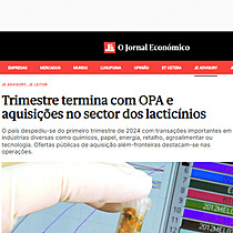 Trimestre termina com OPA e aquisies no sector dos lacticnios